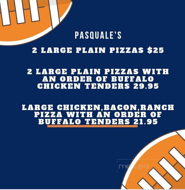 Pasquale's Ristorante & Pizza - Hanover Township, PA menu_pic
