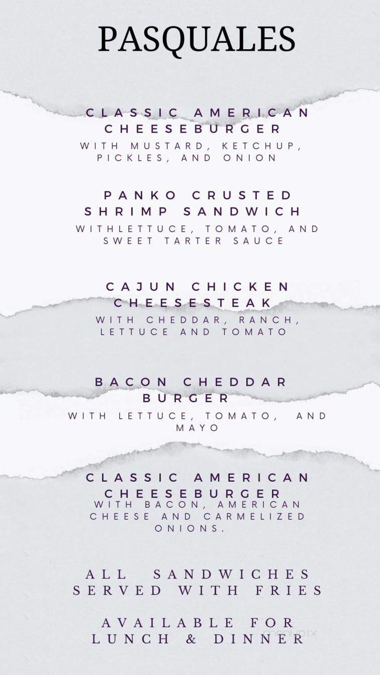 Pasquale's Ristorante & Pizza - Hanover Township, PA menu_pic