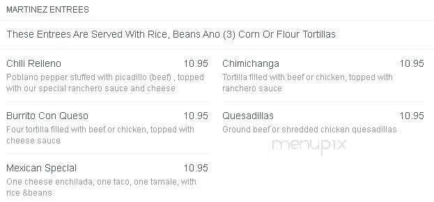 Tinos Mexican Food Restaurant - Mesquite, TX menu_pic