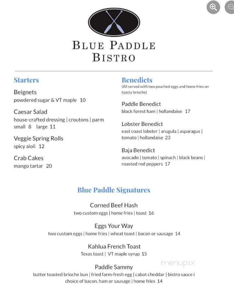 Blue Paddle Bistro - South Hero, VT