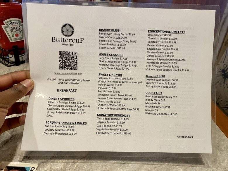 Buttercup Grill & Bar - Concord, CA menu_pic