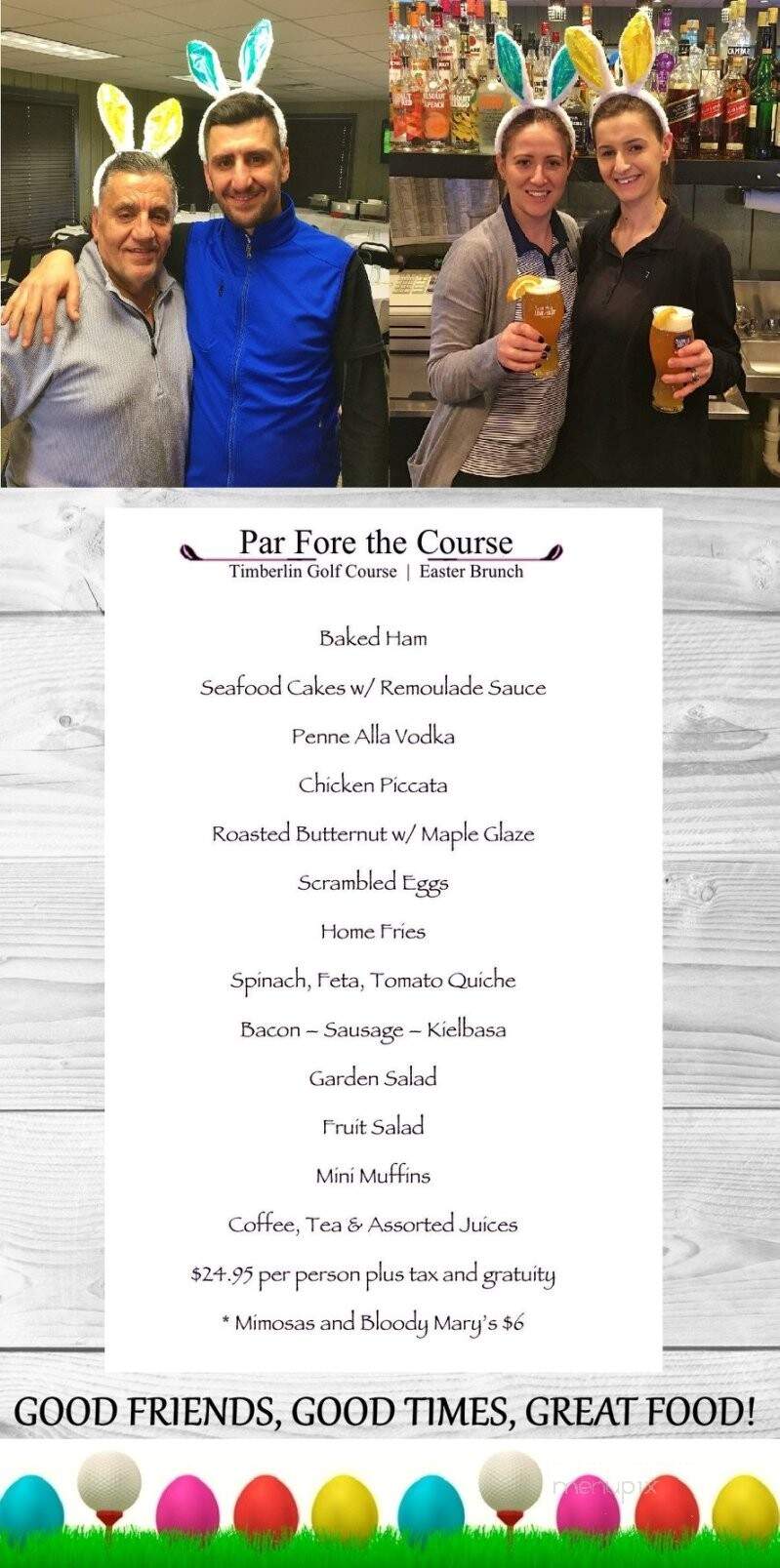 Par For The Course - Berlin, CT menu_pic