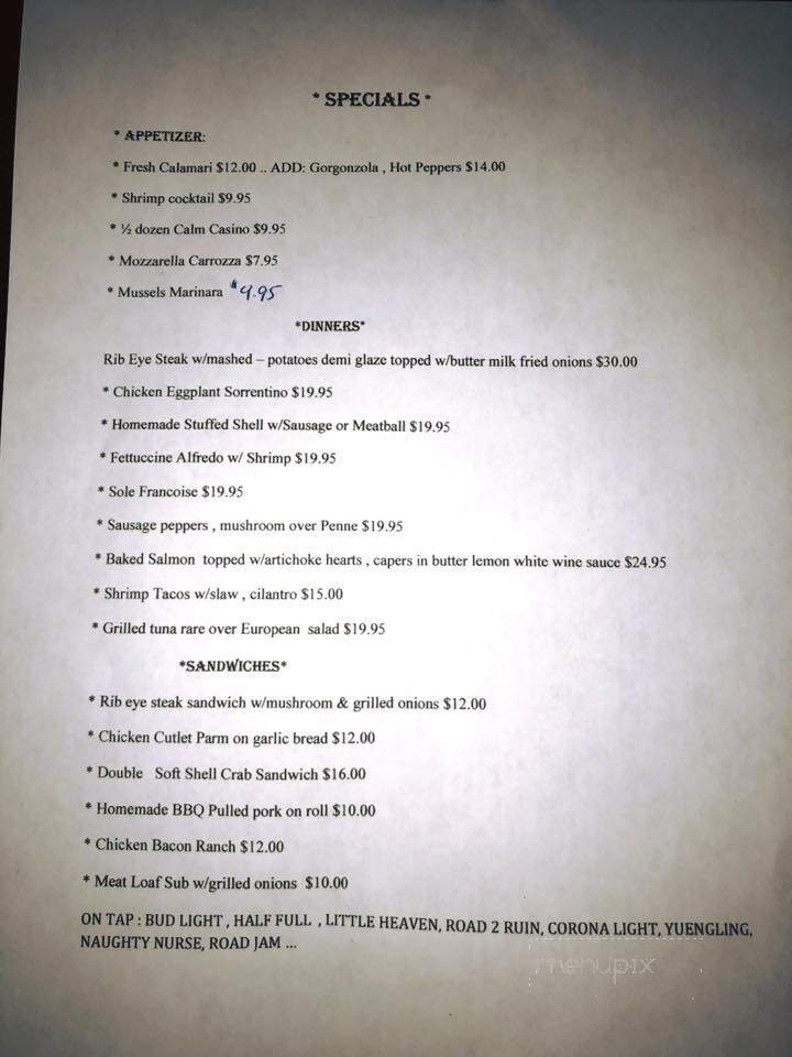 Par For The Course - Berlin, CT menu_pic
