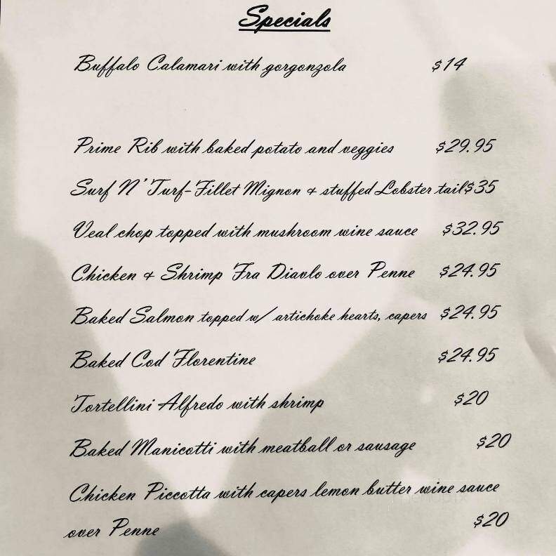 Par For The Course - Berlin, CT menu_pic