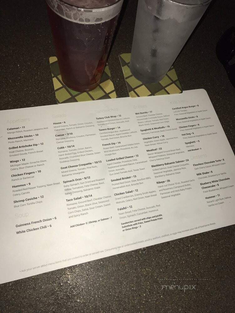 Forty Acres Tavern - Boyne Falls, MI menu_pic