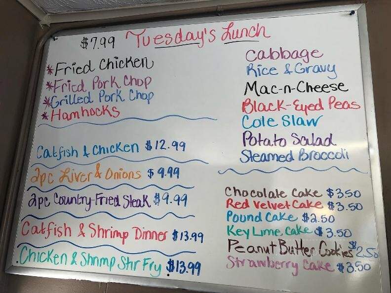 Annie D's - Buena Vista, GA menu_pic