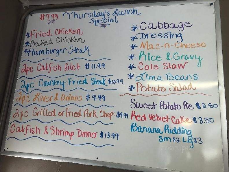 Annie D's - Buena Vista, GA menu_pic