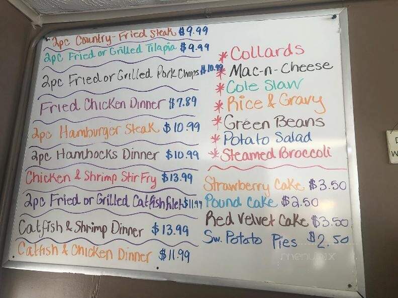 Annie D's - Buena Vista, GA menu_pic