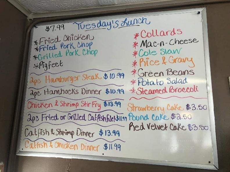 Annie D's - Buena Vista, GA menu_pic