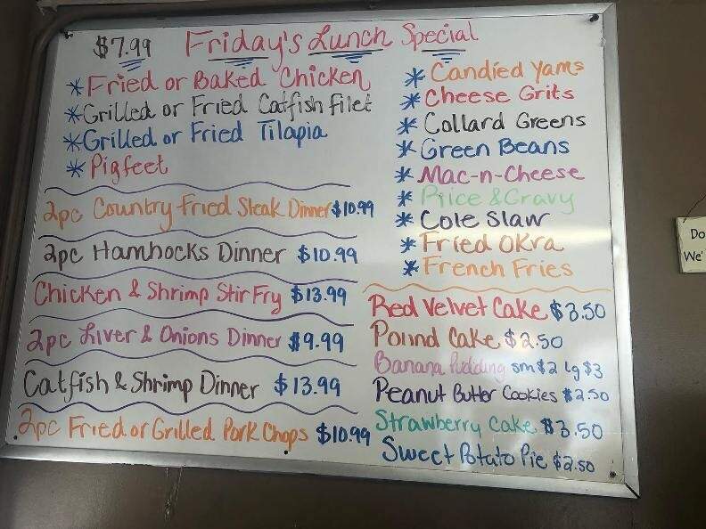 Annie D's - Buena Vista, GA menu_pic