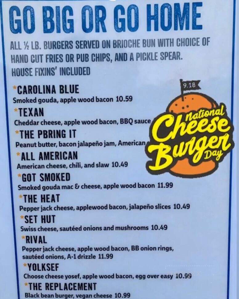 Blue 42s Burger Bar - Morganton, NC menu_pic