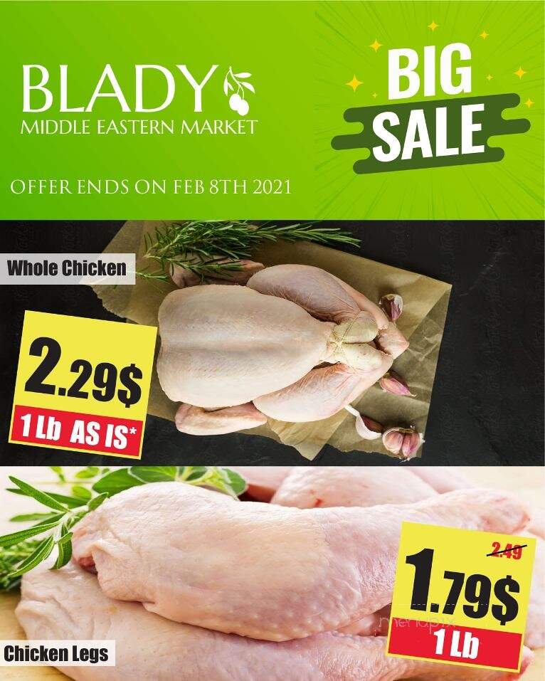 Blady Middle Eastern - Winnipeg, MB menu_pic