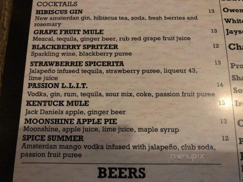 American Tapas Bar - Fort Lauderdale, FL menu_pic