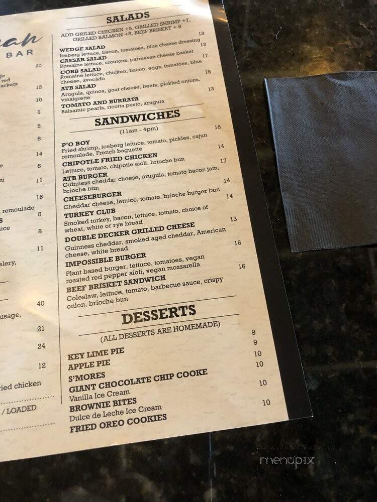 American Tapas Bar - Fort Lauderdale, FL menu_pic