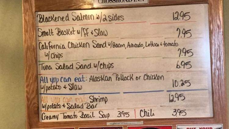 Crossroads Inn - Columbia City, IN menu_pic