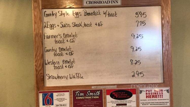 Crossroads Inn - Columbia City, IN menu_pic