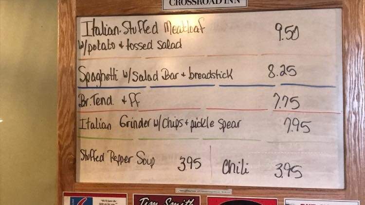 Crossroads Inn - Columbia City, IN menu_pic