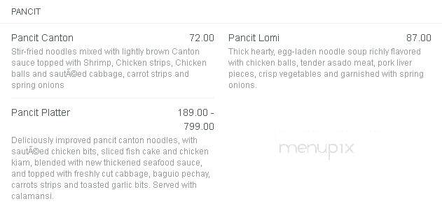 Chowking - National City, CA menu_pic