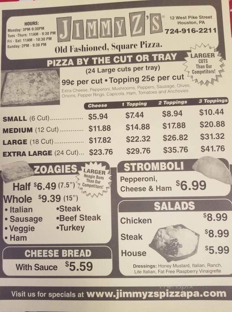 L.a. Sweets - Washington, PA menu_pic