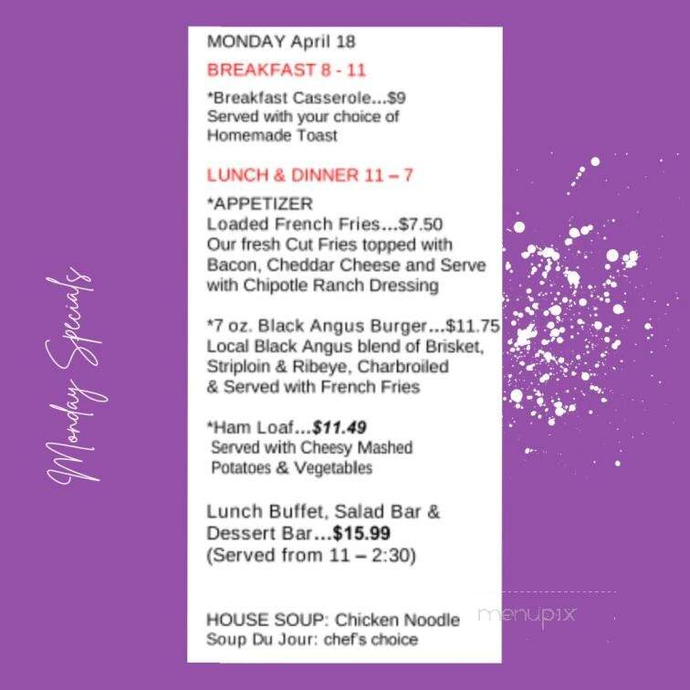 Dutch Kitchen - Dalton, OH menu_pic