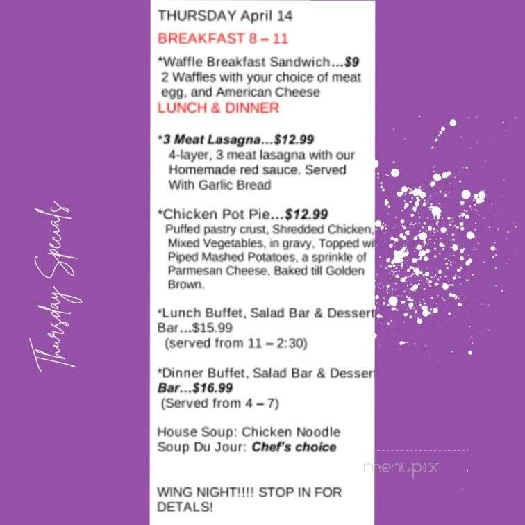 Dutch Kitchen - Dalton, OH menu_pic