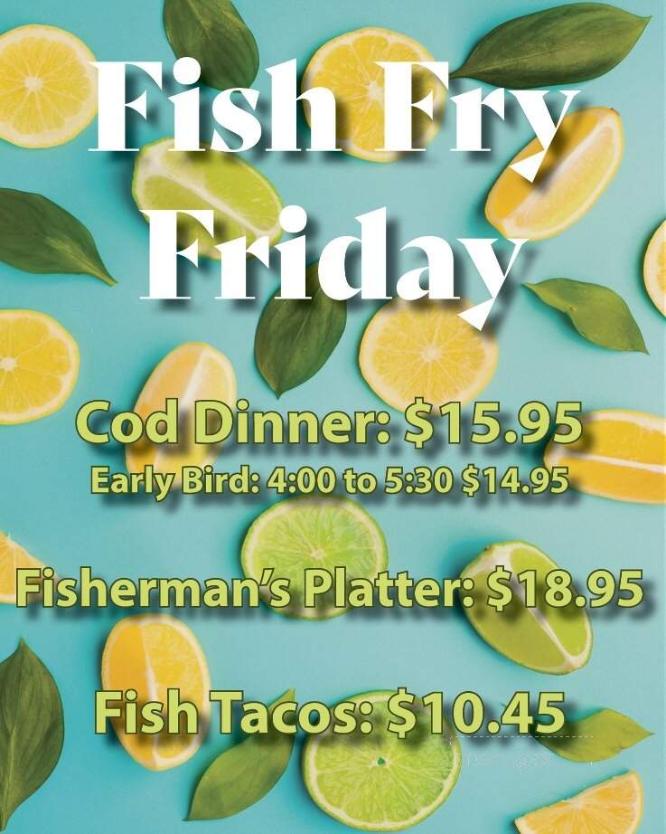 Thunder Bay Resort - Hillman, MI menu_pic