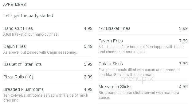 Sip n Post - Cleveland, OH menu_pic