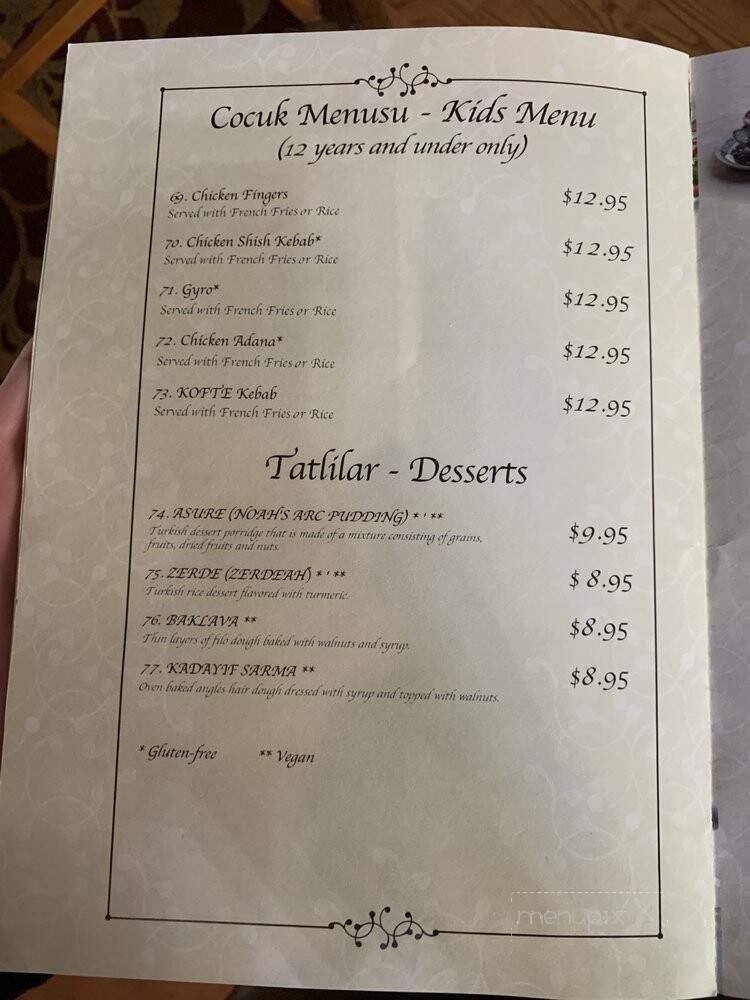 Bridge Turkish & Mediterranean Grill - Highland Park, NJ menu_pic