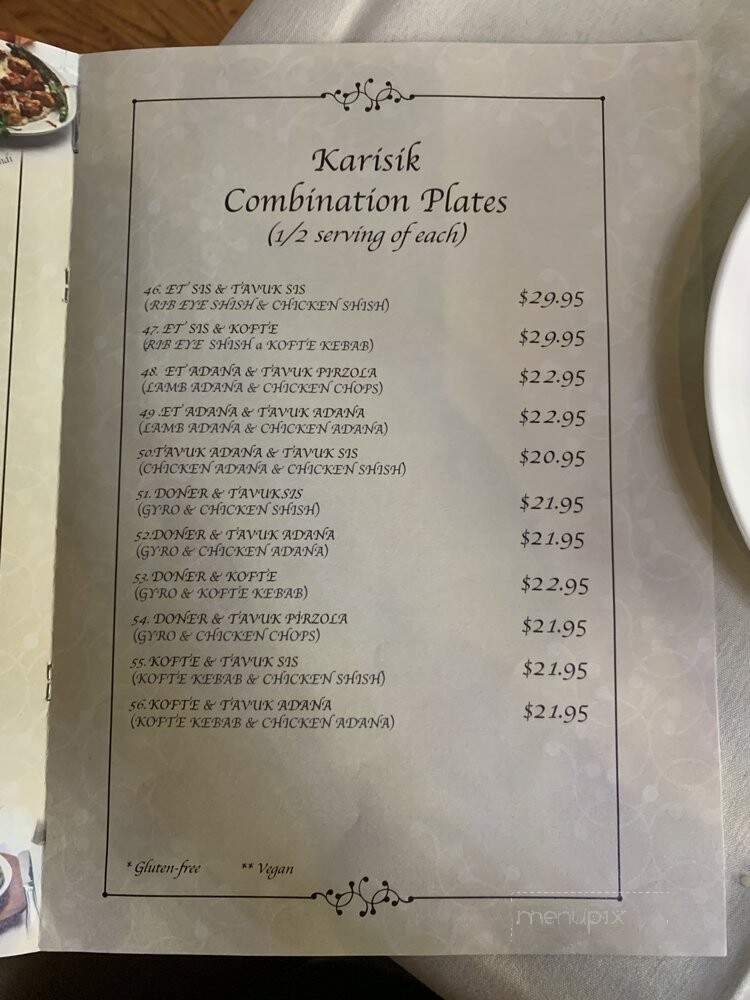 Bridge Turkish & Mediterranean Grill - Highland Park, NJ menu_pic