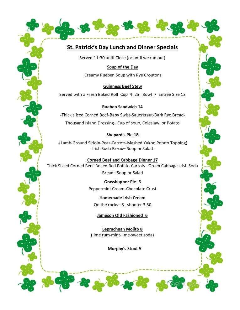 The Braising Pan - West Bend, WI menu_pic