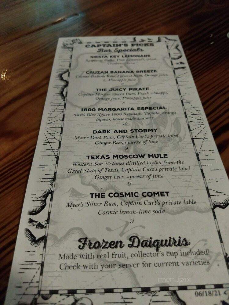 Sneaky Tiki - Sarasota, FL menu_pic