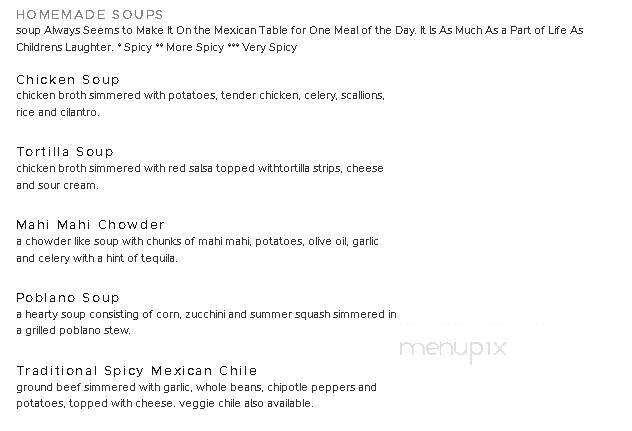 Salsa's - Melbourne, FL menu_pic