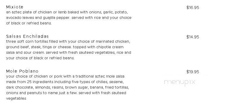 Salsa's - Melbourne, FL menu_pic