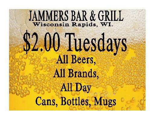 Jammers - Wisconsin Rapids, WI menu_pic