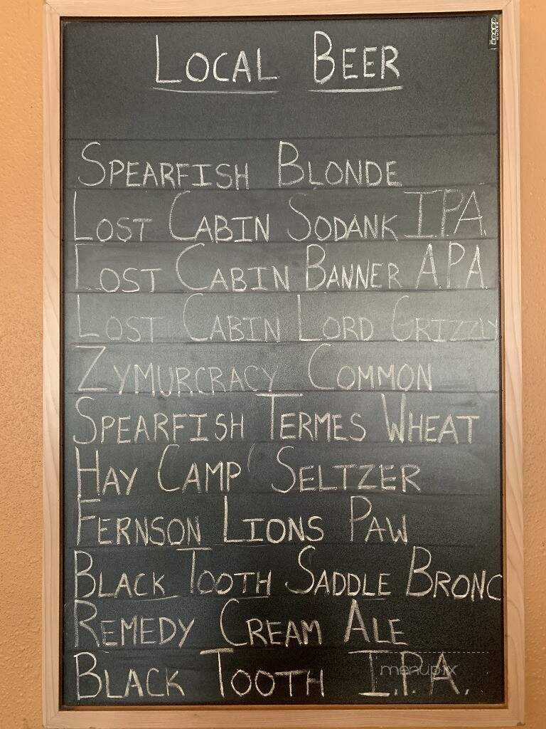 Thirsty's - Rapid City, SD menu_pic