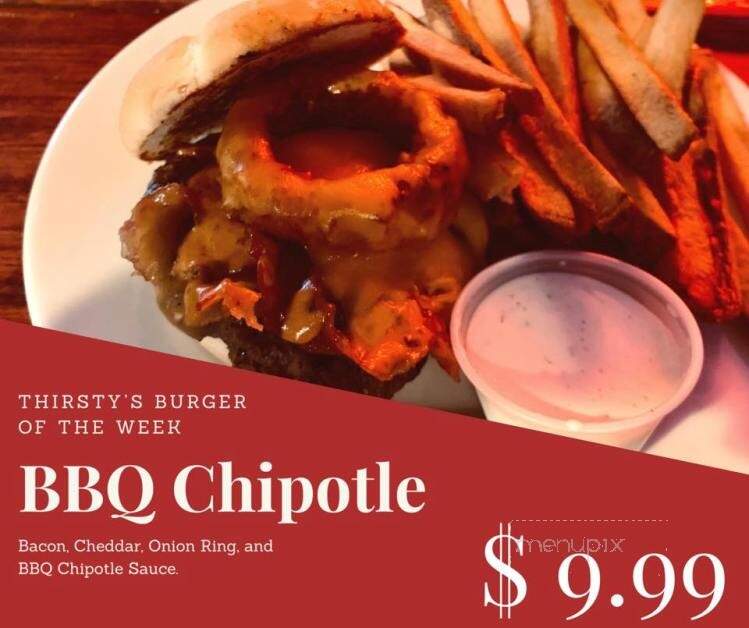 Thirsty's - Rapid City, SD menu_pic
