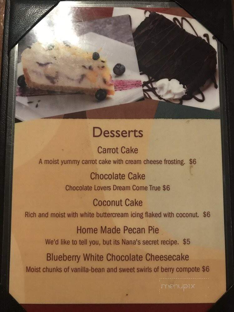 Libby's - Lexington, SC menu_pic