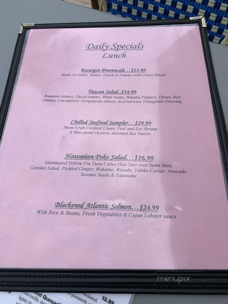 Aruba Beach Cafe - Lauderdale By Sea, FL menu_pic