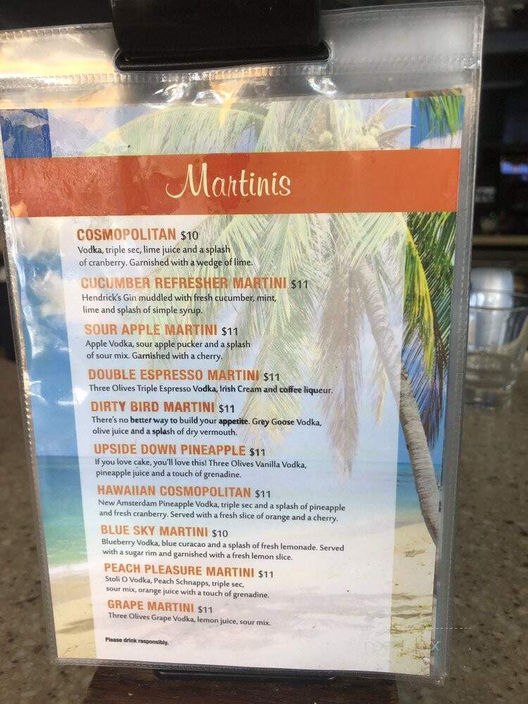 Aruba Beach Cafe - Lauderdale By Sea, FL menu_pic