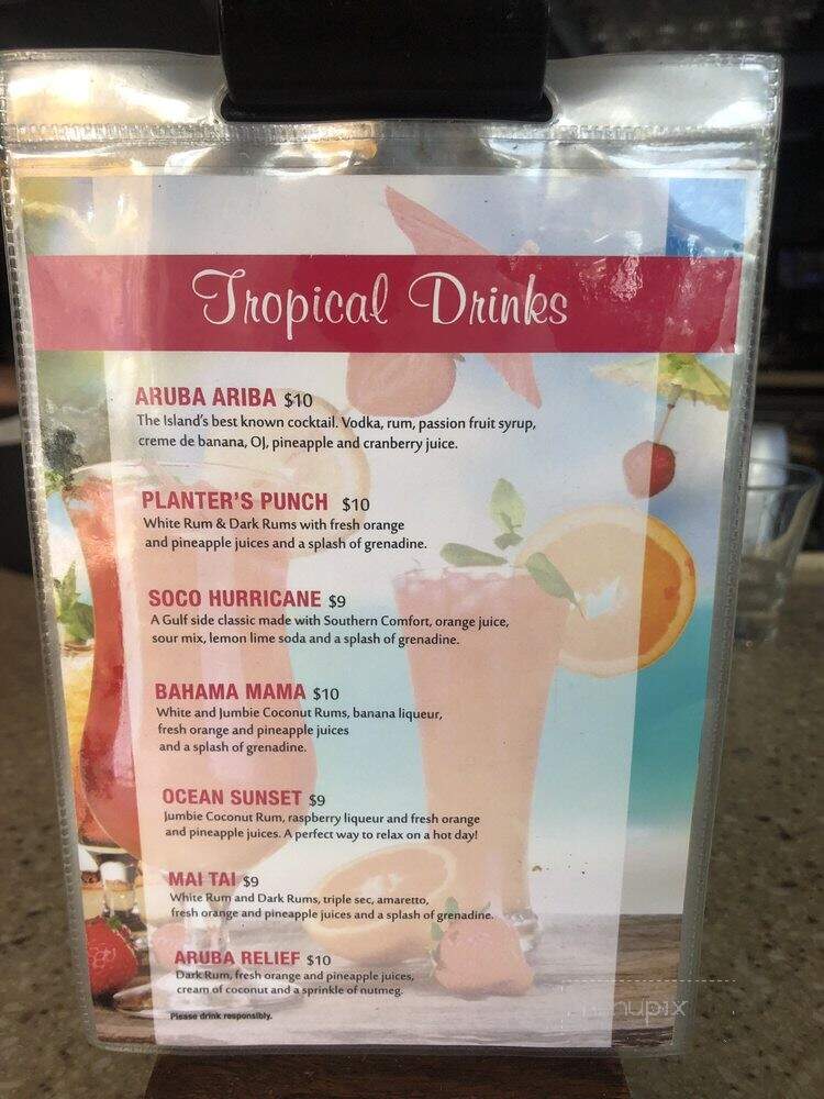Aruba Beach Cafe - Lauderdale By Sea, FL menu_pic