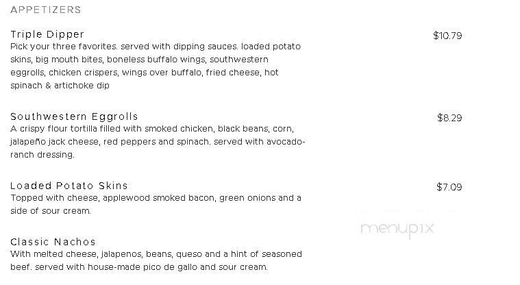 Rooney's Public House - West Palm Beach, FL menu_pic