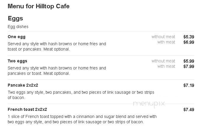 Hilltop Cafe - Buchanan, MI