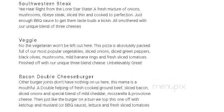 Pizza Co - Davison, MI menu_pic