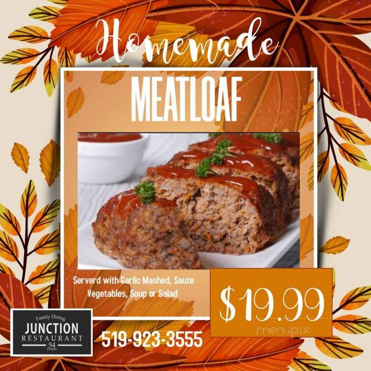 The Junction Family Restaurant - Dundalk, ON menu_pic