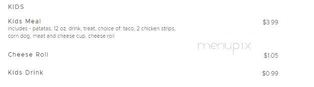 Taco Bandido - Burley, ID menu_pic