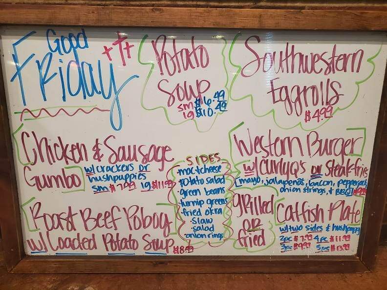 Mitch's Restaurant - Jena, LA menu_pic