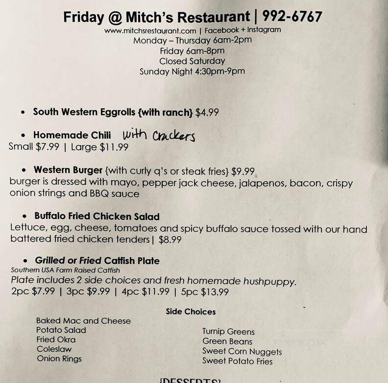 Mitch's Restaurant - Jena, LA