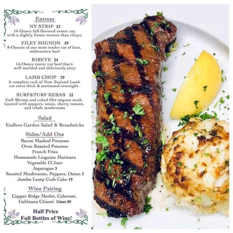 Fratelli's Italian Restaurant - Salisbury, MD menu_pic