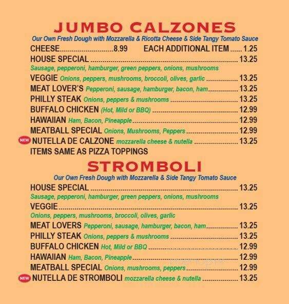 Falls Pizza & Grinders - Chicopee, MA menu_pic