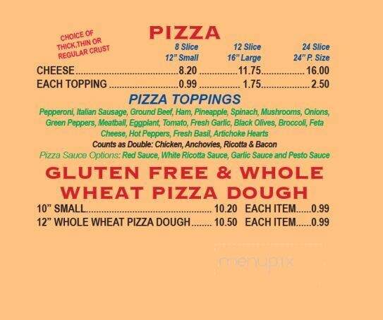 Falls Pizza & Grinders - Chicopee, MA menu_pic